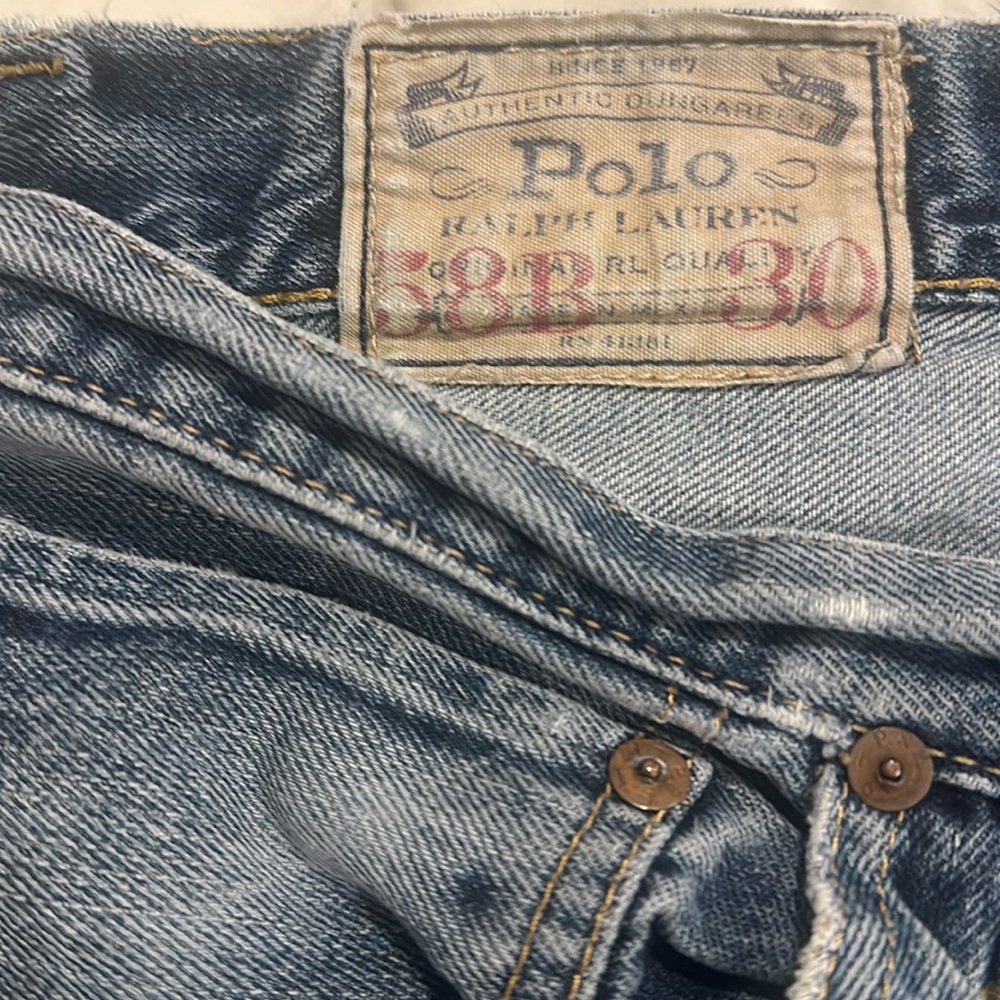 Men’s Polo Ralph Lauren Light Wash Jean, Size 58 x30